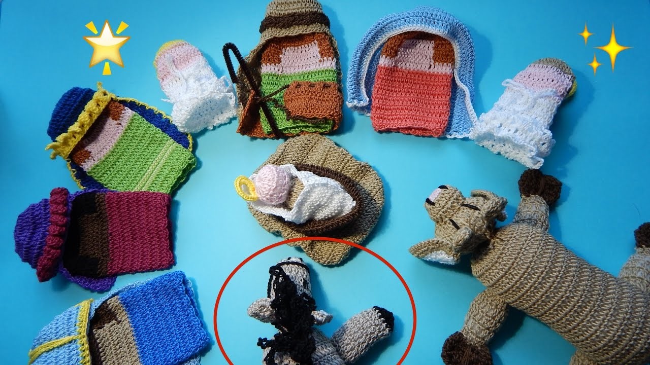 Nacimiento Tejido parte 8 Final Ganchillo, Crochet Nativity set DIY