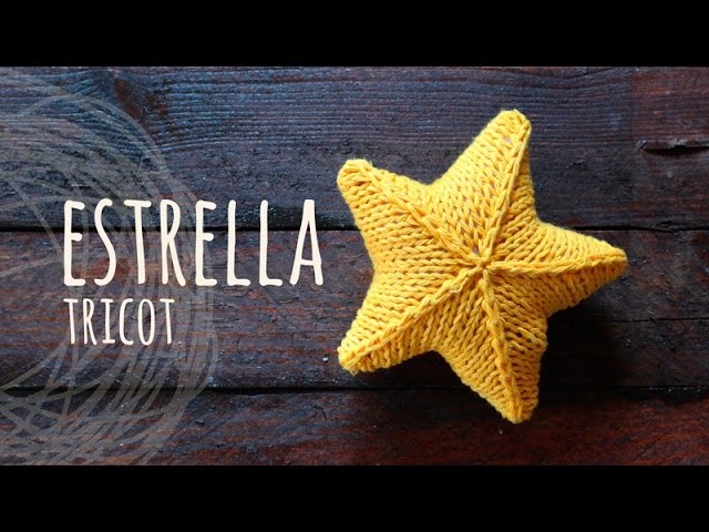 Tutorial Estrella 3D Tricot | Palitos