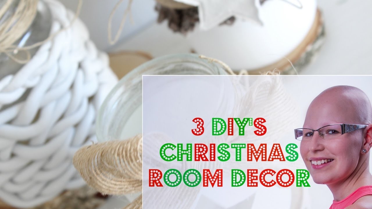 3 DIY CHRISTMAS ROOM DECOR