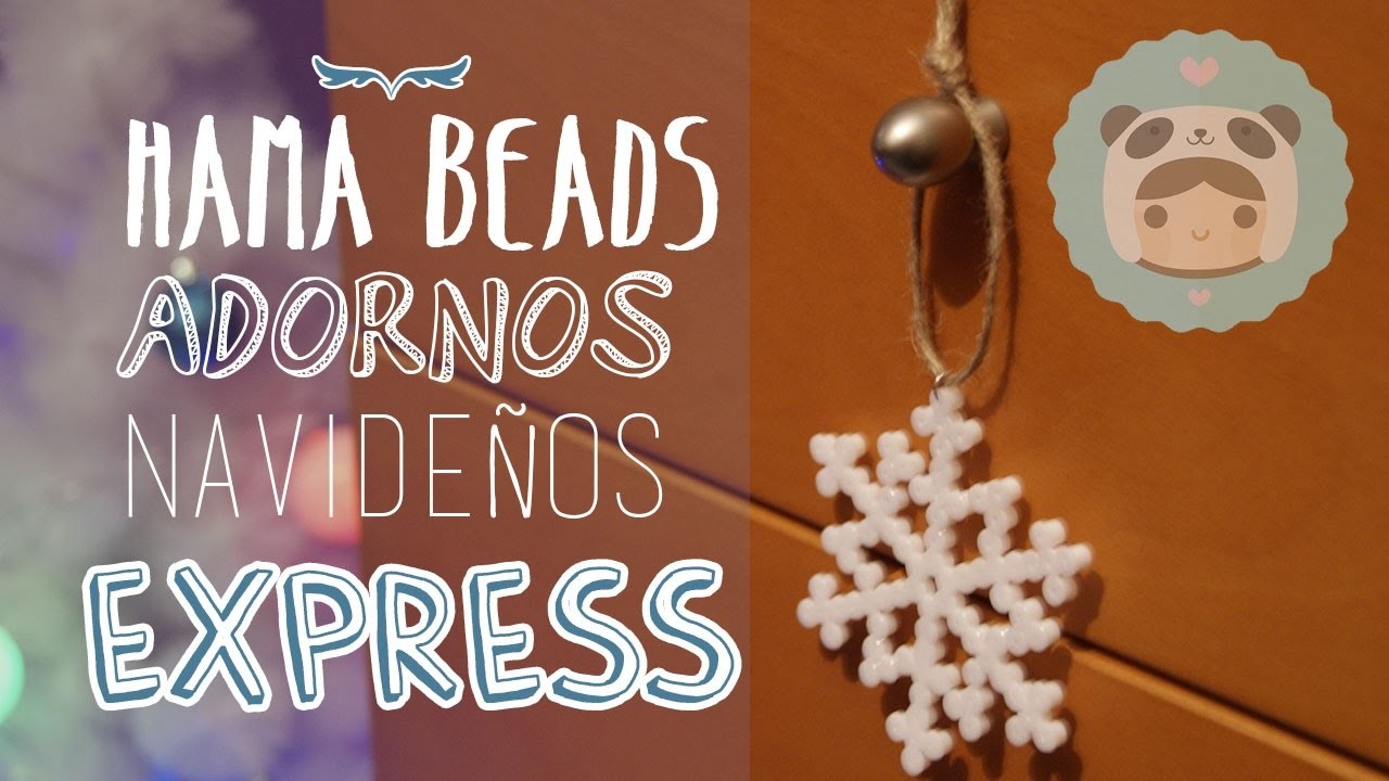 Adornos navideños con hama beads - DIY CHRISTMAS #2 ~ Exprés