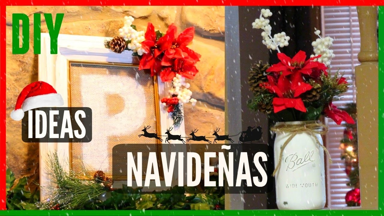 DIY|decoraciones navideñas a ultimo minuto|Christmas jar|navidad2016
