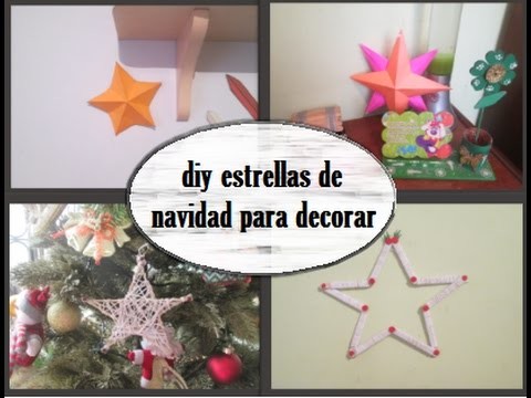 DIY ESTRELLAS DE NAVIDAD PARA DECORAR (MUY FACIL) - Creative Vale