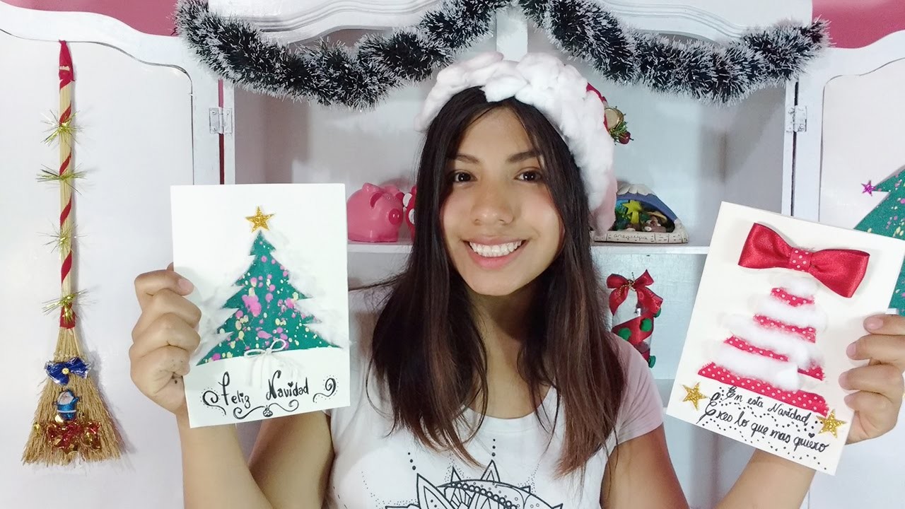 Cartas Navideñas. tarjetas , DIY especial Navidad , manualidades 