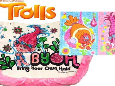 Crea tu propio bolso personalizado de Los Trolls y disfruta con manualidades