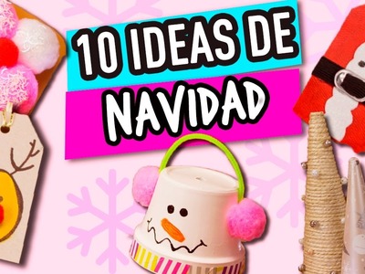 ¡10  Ideas para Navidad Super Fáciles! | Manualidades para Navidad | Catwalk