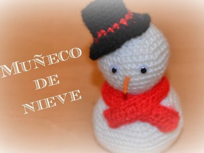 Muñeco de nieve || Amigurumi || Crochet o ganchillo.