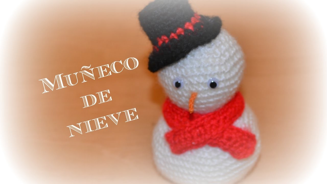 Muñeco de nieve || Amigurumi || Crochet o ganchillo.