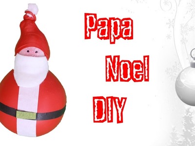 Pelota antiestres de Navidad Papa Noel o Santa Claus DIY