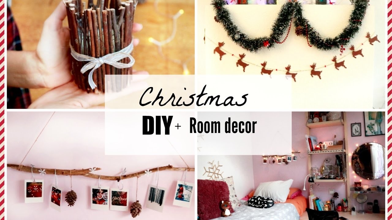 5 DIY navideños + Decorando la habitación! || Paulabrookie