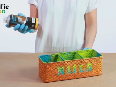 Tutorial DIY - Cómo decorar cestas para el baño