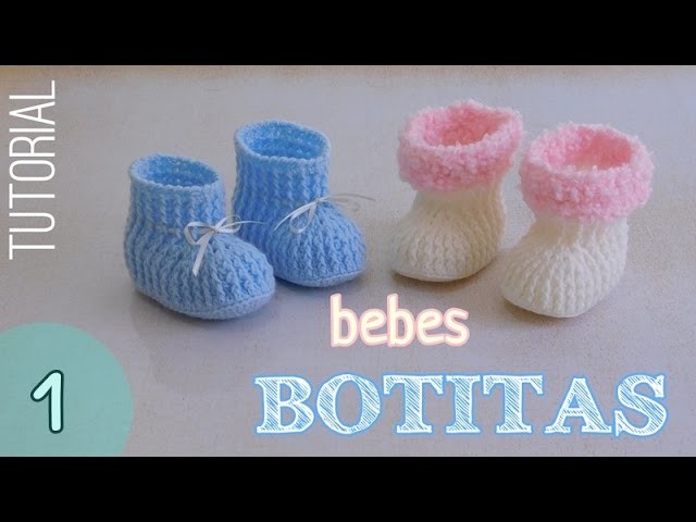 Como tejer botitas para bebes (1.2)