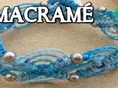 Pulsera escalera de color |Macrame | DIY | Facil