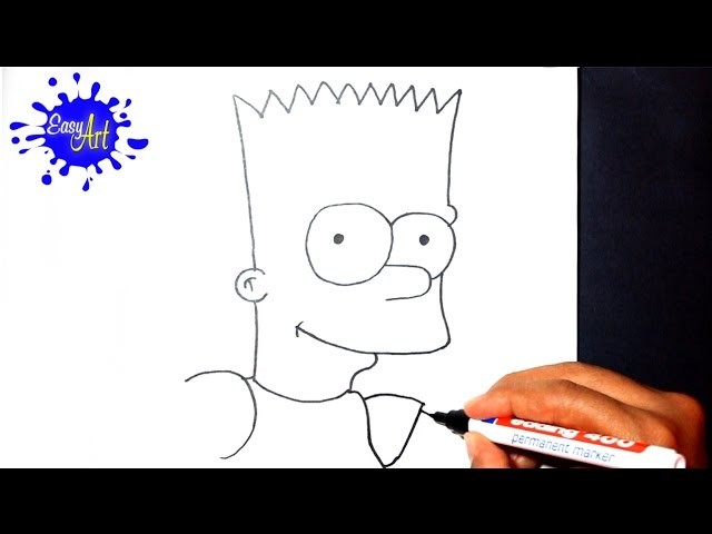 Como dibujar a bart simpson - the simpson - how to draw the simpson