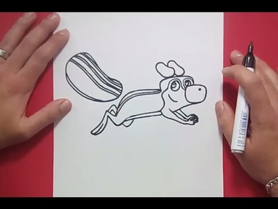 Como dibujar a la ardilla Rasi paso a paso | How to draw the Rasi squirrel