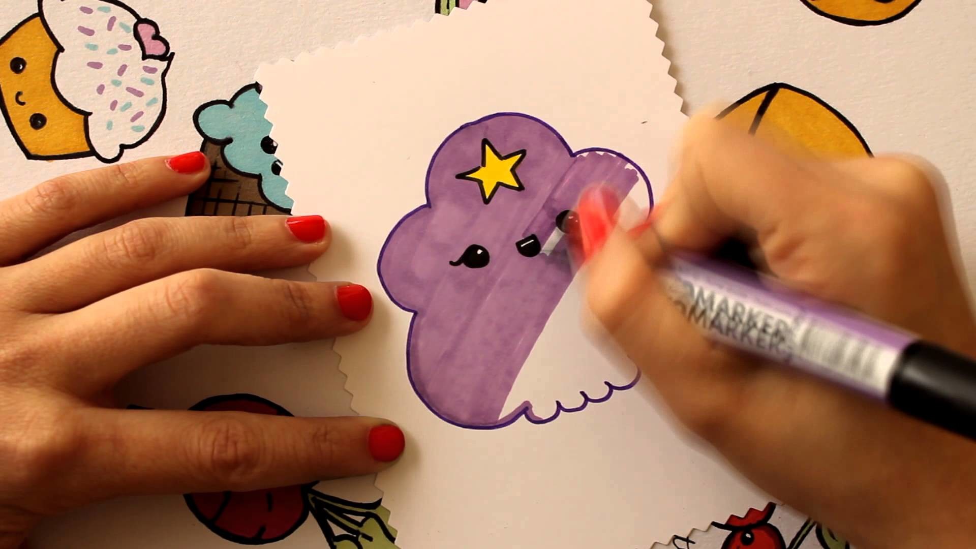 Cómo dibujar a la Princesa Bultos. How to draw a Lumpy Space Princess (Hora de Aventura)