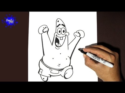 Como dibujar a patricio (Bob Esponja)| how to draw pactricio (sponge bod)