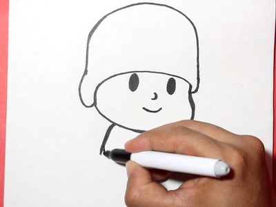 Como dibujar a pocoyo - how to draw pocoyo