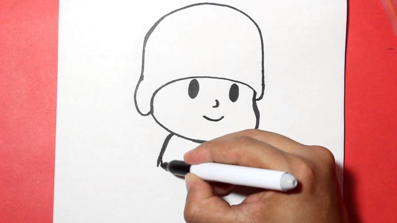 Como dibujar a pocoyo - how to draw pocoyo