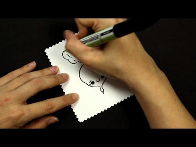 Cómo dibujar un rábano kawaii. How to draw a kawaii radish