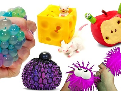 Cortando y abriendo pelotas antiestrés y squishy - Qué Hay Dentro? #4