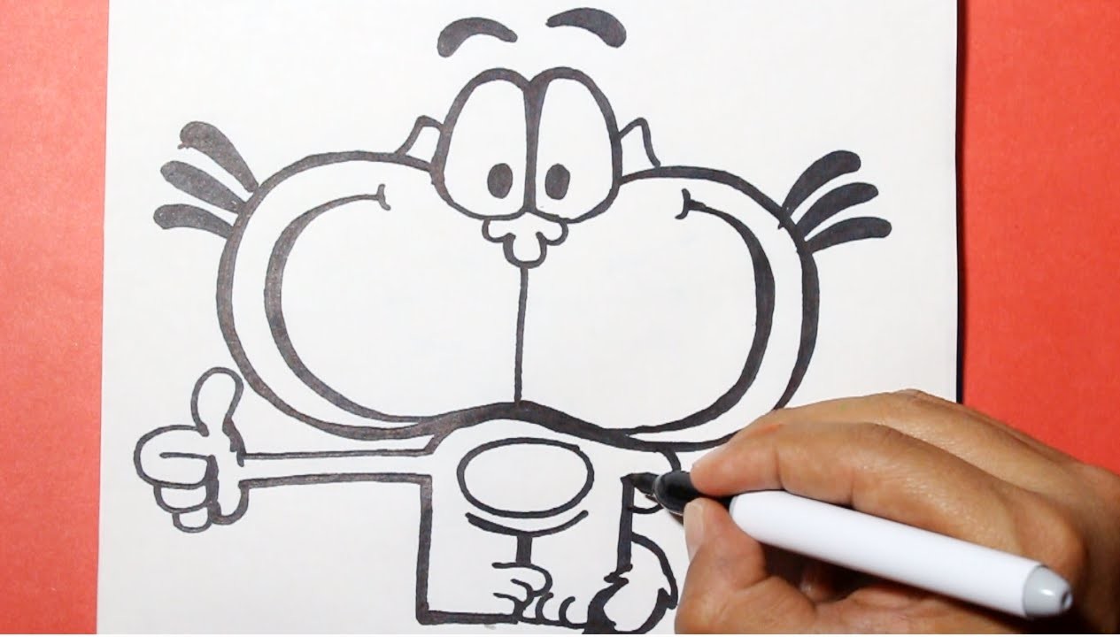 How to draw gaturro - como dibujar a gaturro