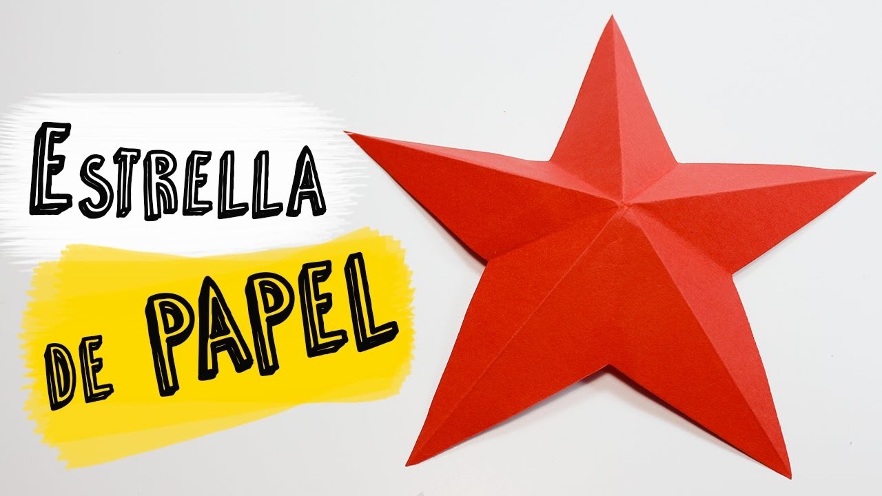 Cómo hacer una Estrella de Papel fácil | Estrella de Papel Origami