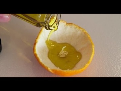 Echa aceite de oliva en una mandarina y todo mundo ha quedado sorprendido