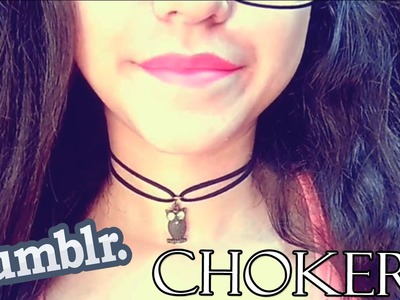 HAZ TU PROPIO CHOKER! AL ESTILO TUMBLR♥