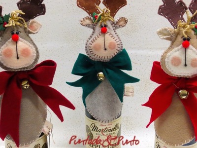 RENO DECORACION BOTELLA