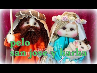 BELEN MANUALILOLIS,  pelo y barba de san josé , 5.8, video- 208