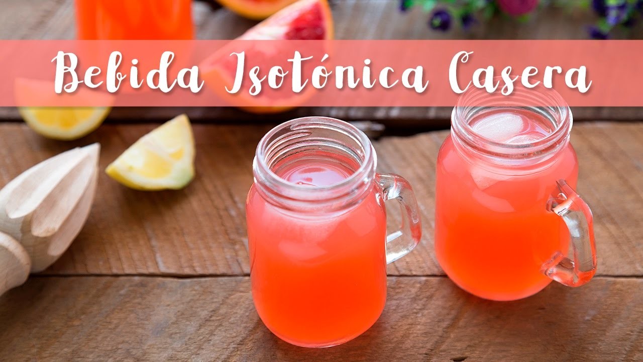 Bebida Isotónica saludable #169. Isotonic healthy drink