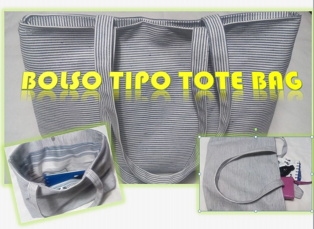 Bolso TIPO Tote Bag ❤❤  Reutiliza!!