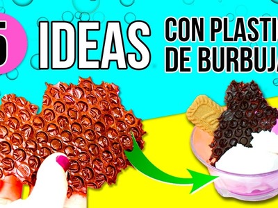 5 COSAS INCREIBLES que puedes hacer con PLASTICO DE BURBUJAS  * 5 LIFE HACKS sorprendentes