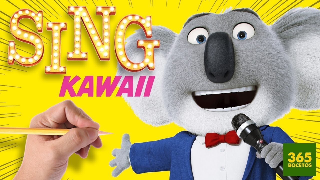 COMO DIBUJAR A BUSTER DE SING: VEN Y CANTA KAWAII - Dibujos kawaii faciles