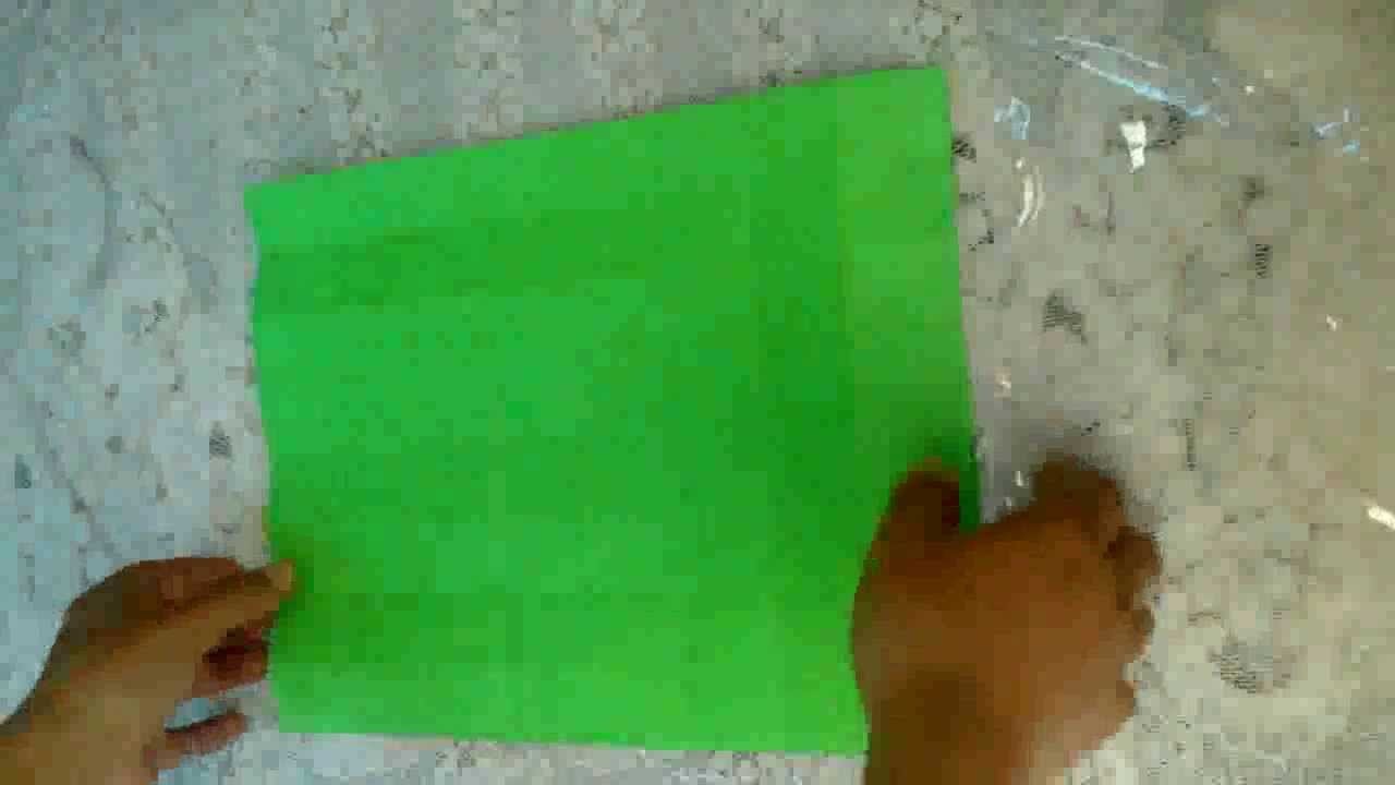 Cómo doblar hoja para formar piezas de origami 3D