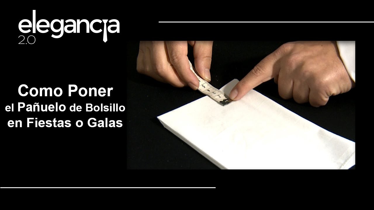 Cómo Poner el Pañuelo de Bolsillo en Fiestas o Galas - Bere Casillas (Elegancia 2.0)