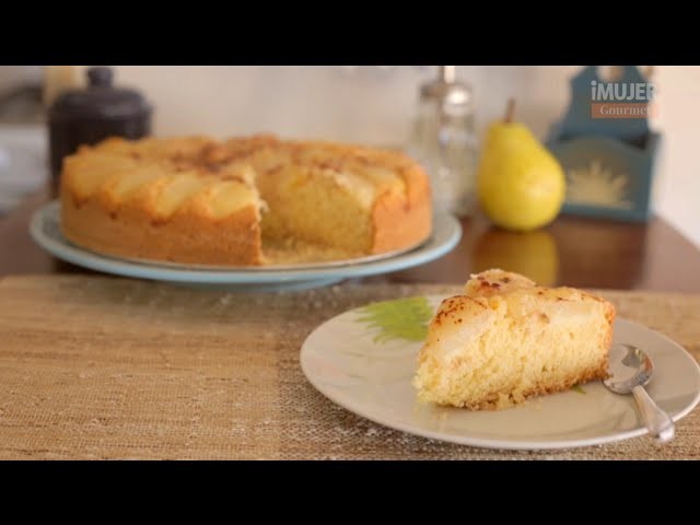 Receta de tarta de peras deliciosa