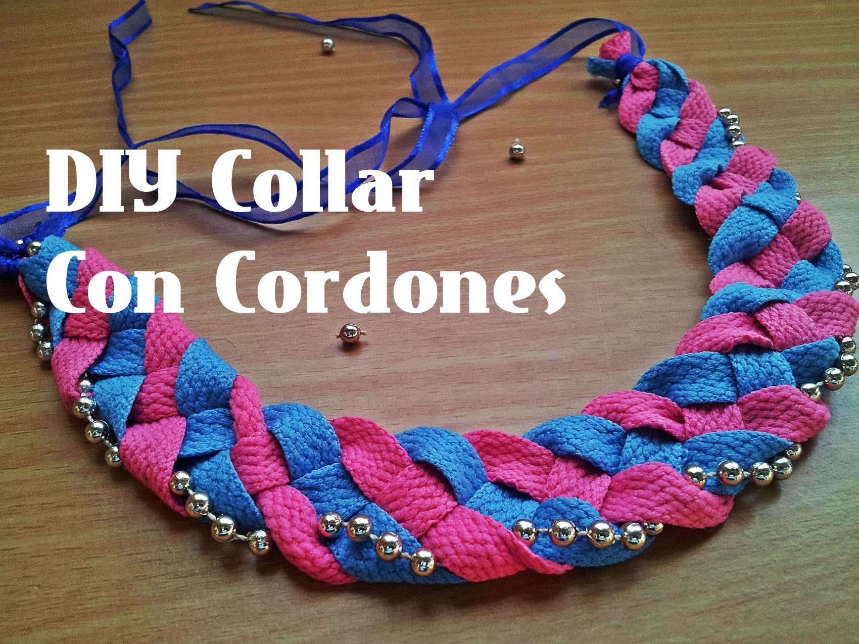 DIY Collar con Cordones ♥