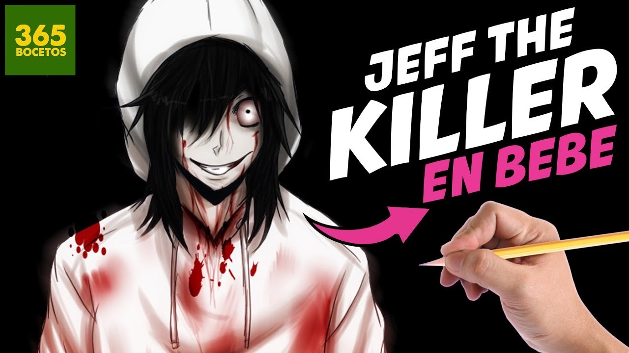 COMO DIBUJAR A JEFF THE KILLER EN BEBE PASO A PASO - Como seria Jeff the killer en bebe?