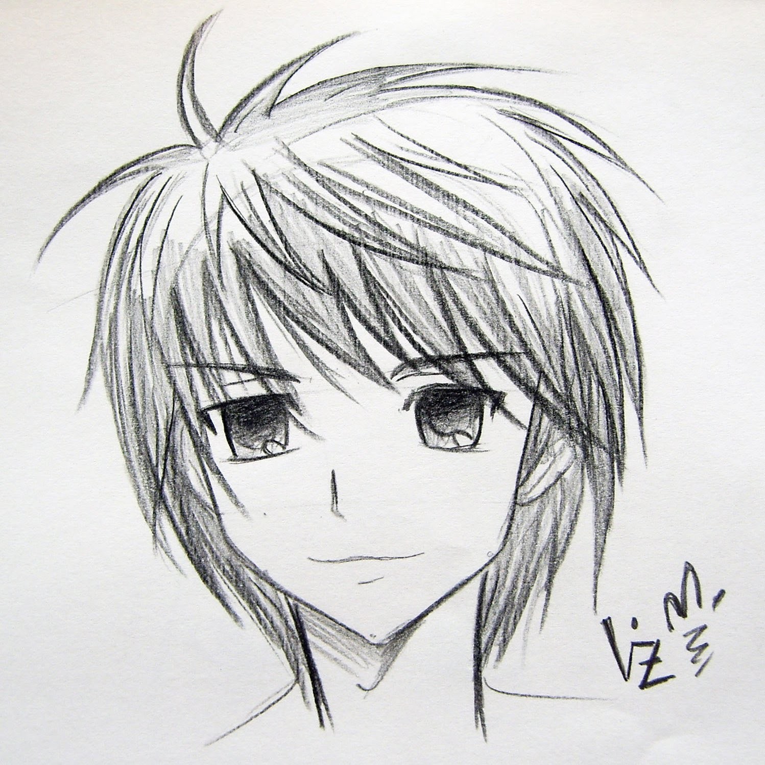 Como dibujar  Manga cabellos 4. How to draw Manga Hair 4