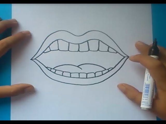 Como dibujar una boca paso a paso | How to draw a mouth