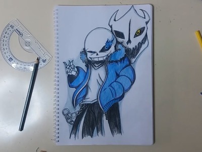 Speed Drawing: Sans -Undertale-