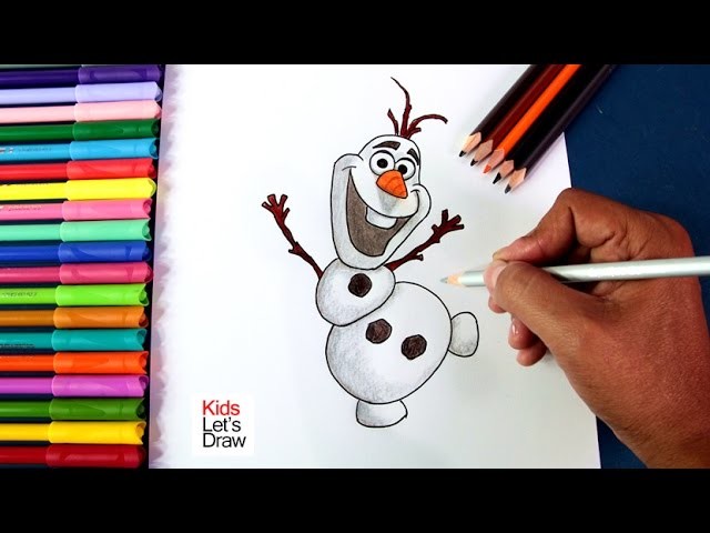 Cómo dibujar a OLAF de Frozen | How To Draw Olaf From Frozen