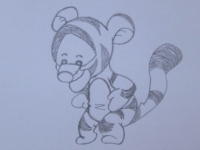 Cómo dibujar a Tigger de Winnie the Pooh