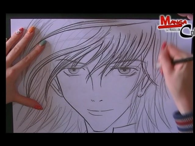 Como dibujar un rostro Manga (4 formas) How to draw Manga face (4 ways)