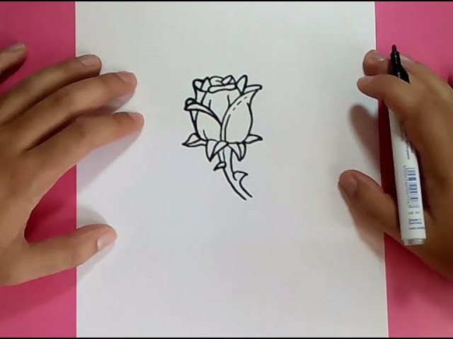Como dibujar una rosa paso a paso 7 | How to draw a rose 7