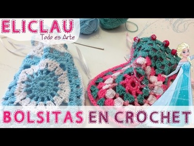 Bolsitas mágicas en crochet | Magic bags in crochet | EliClau