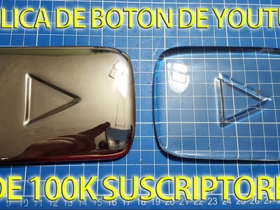 Como hacer una replica del boton de 100mil subs de Youtube transparente | NQUEH