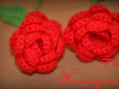 Marcapaginas de flor || Crochet o ganchillo.