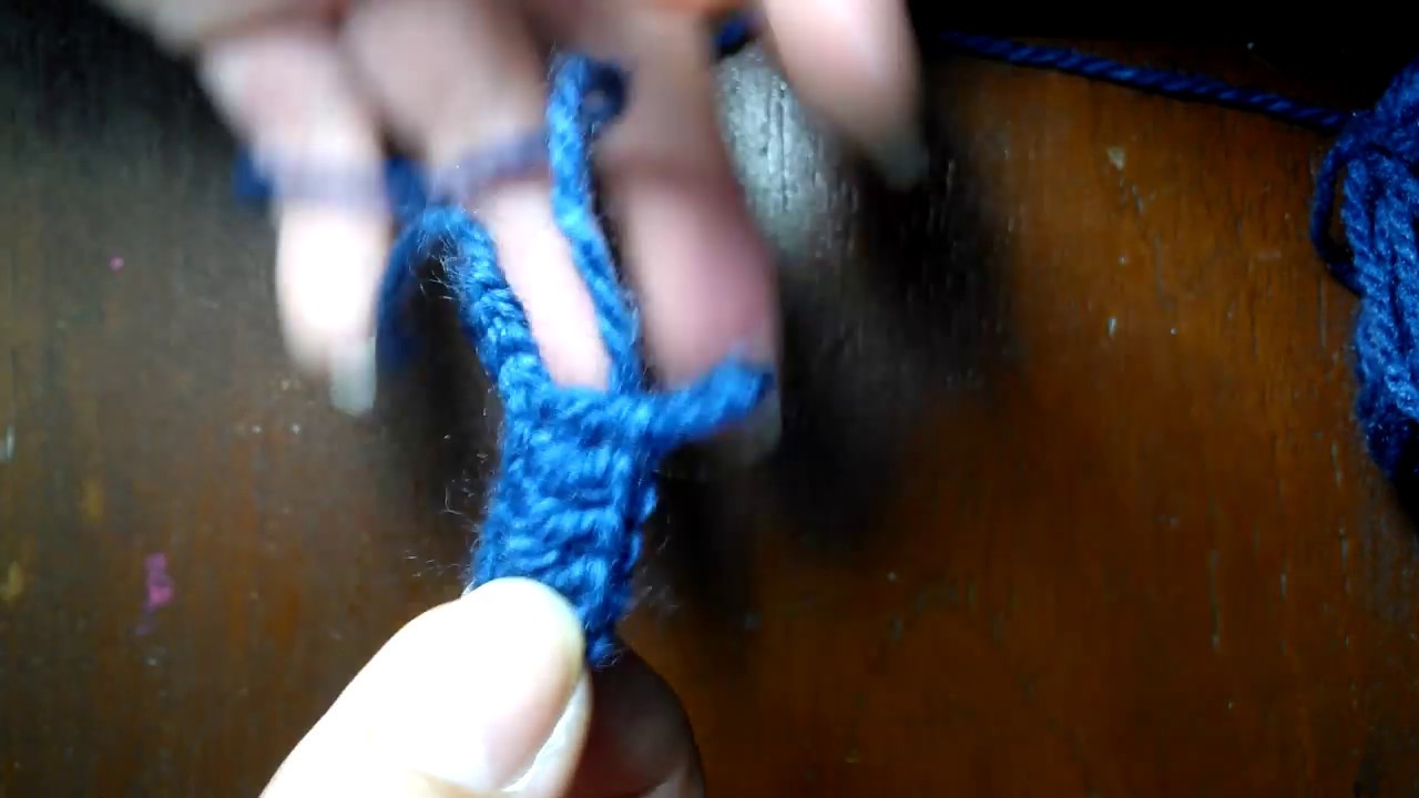 Puntos de crochet o ganchillo: punto vareta o punto alto | high Crochet stitch